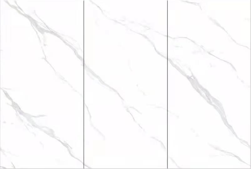 Pearl white sintered stone
