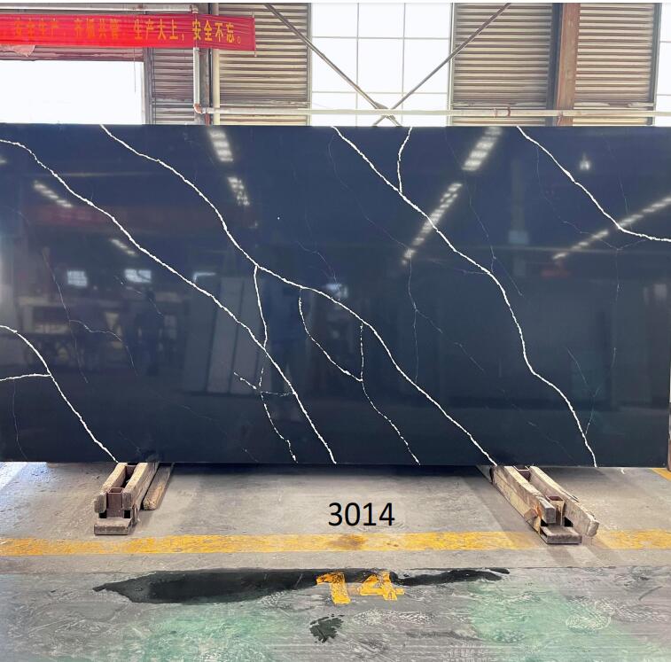 Black quartz slabs Black quartz slabs