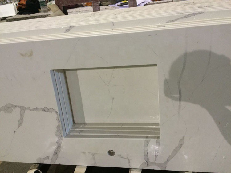 white quartz countertop