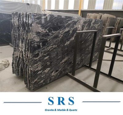 Losa de piedra natural China Juparana Black Whte