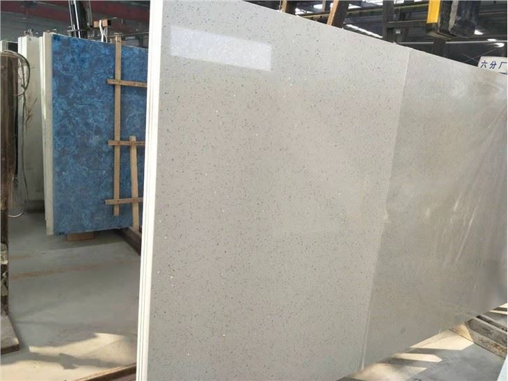 White Galaxy Quartz Slabs