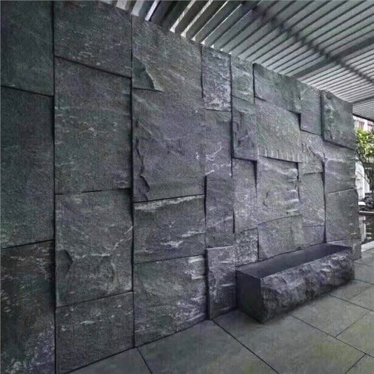Arenisca negra de superficie natural para pared