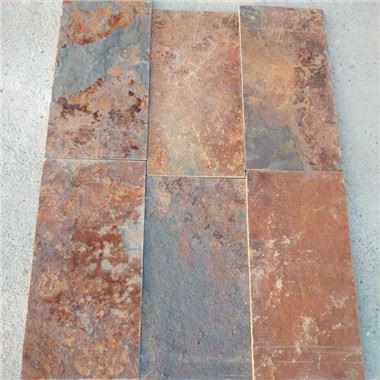 Azulejos de pizarra oxidada