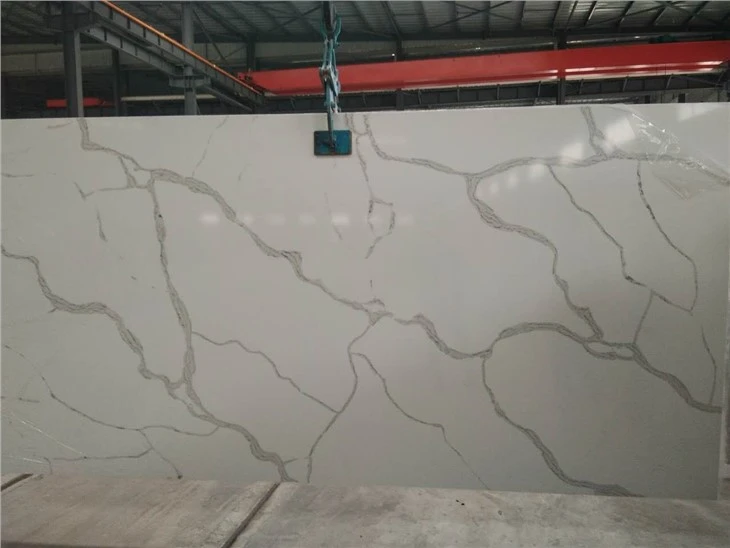 Calacatta White Quartz Stone Slab Price For Sale