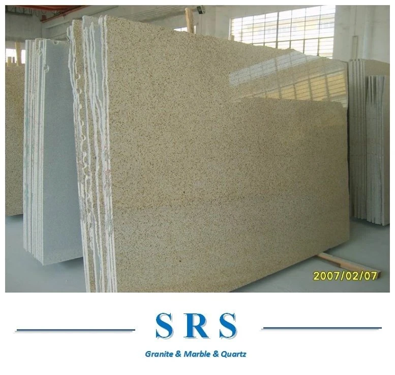 Granito oxidado amarillo G682 para exteriores/jardín/adoquines/encimera/baldosa/escalón