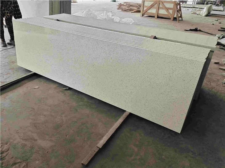 Galaxy White Engineered Quartzs Slabs For Countertops