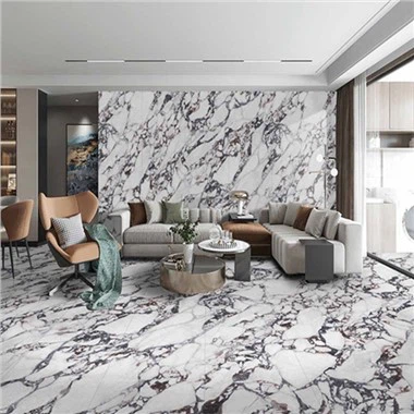 Lujosa piedra sinterizada Super Cream Bulgari Grey Gold Blue Azulejos de pared