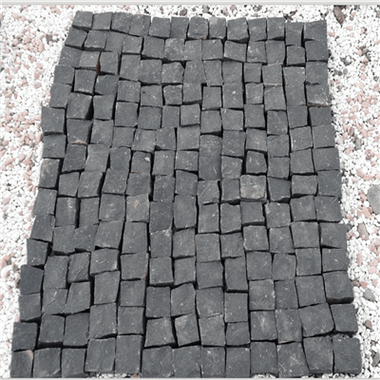 Costo de piedra de adoquines de basalto negro natural