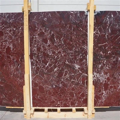Tablero de mesa de mármol Rosso Levanto